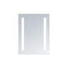 Innoci-Usa Nyx 24 in. W x 26 in. H Rectangular LED Mirror 66202426